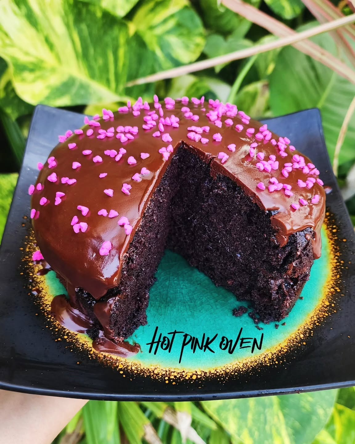 Dark Chocolate Lindt Bomb Cake